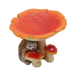 Bird Feeder Resin Garden Figurine Hedgehog Decoration Pendant Lawn Ornaments - Picture 1 of 12