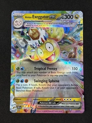 Alolan Exeggutor ex 133/191 Sv08: Surging Sparks Holo Pokemon - Image 1 of 4