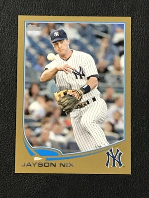 2013 Topps Update #US262 Jayson Nix New York Yankees Gold /2013 - Image 1 of 2