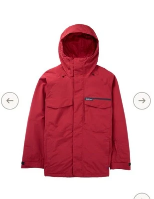 Chaqueta Burton Encubierta 2.0 2L Bolsillos para Snowboard Cremallera Completa Esquí Rojo Profundo Talla Grande Foto 1 de 4