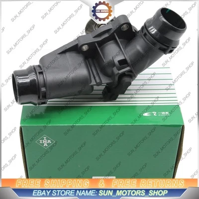 INA 恒温器外壳 带垫圈 适用于宝马 E46 328i 323i 325i 330i 525i 528i X3 X5 — 第 1/4 张图片