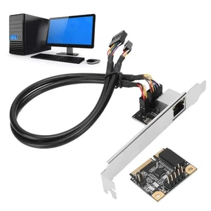 Mini Pci E Gigabit Ethernet Card 10Mbps 100Mbps 1000Mbps Free Drive Rtl811 IDM - Picture 1 of 12
