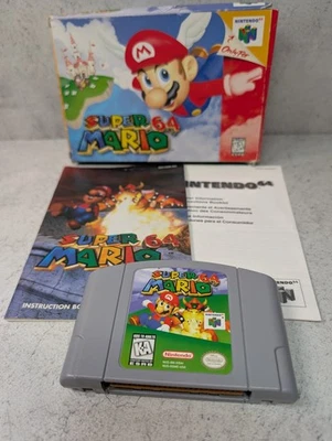 Super Mario 64 N64 Nintendo 64 Complete CIB Authentic Very Good Condition! RARE! - Image 1 of 4