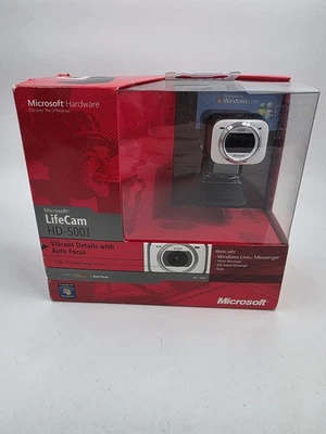 Microsft LifeCam HD-5001 HD Webcam Camera model 1415 Brand New Sealed! - Image 1 of 4