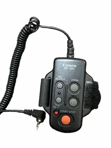 Canon ZR-100 Wrist Remote Control 3.5mm Jack Black Used (Unconfirmed) - Picture 1 of 3