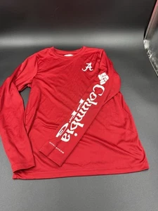 Columbia PFG Logo Alabama Long Sleeve Fishing Shirt Large boy 10/12 uv youth - Picture 1 of 5