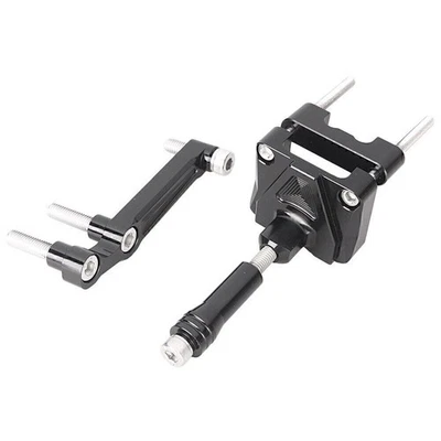 Soporte de montaje de amortiguador de dirección para Kawasaki Ninja 250R 2008 2009 2010 2011 12 Foto 1 de 4