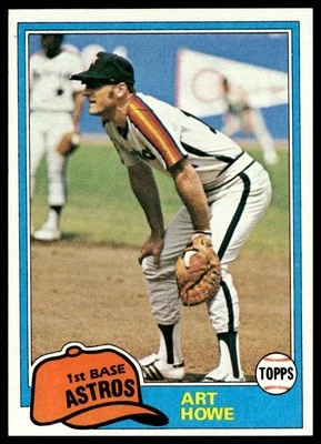 1981 Topps #129 Art Howe Houston Astros - Image 1 of 2