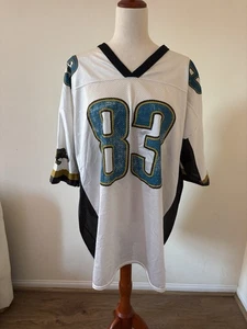 Vintage Logo Athletic Jacksonville Jaguars Jersey Size XXL NFL old school white - Picture 1 of 5