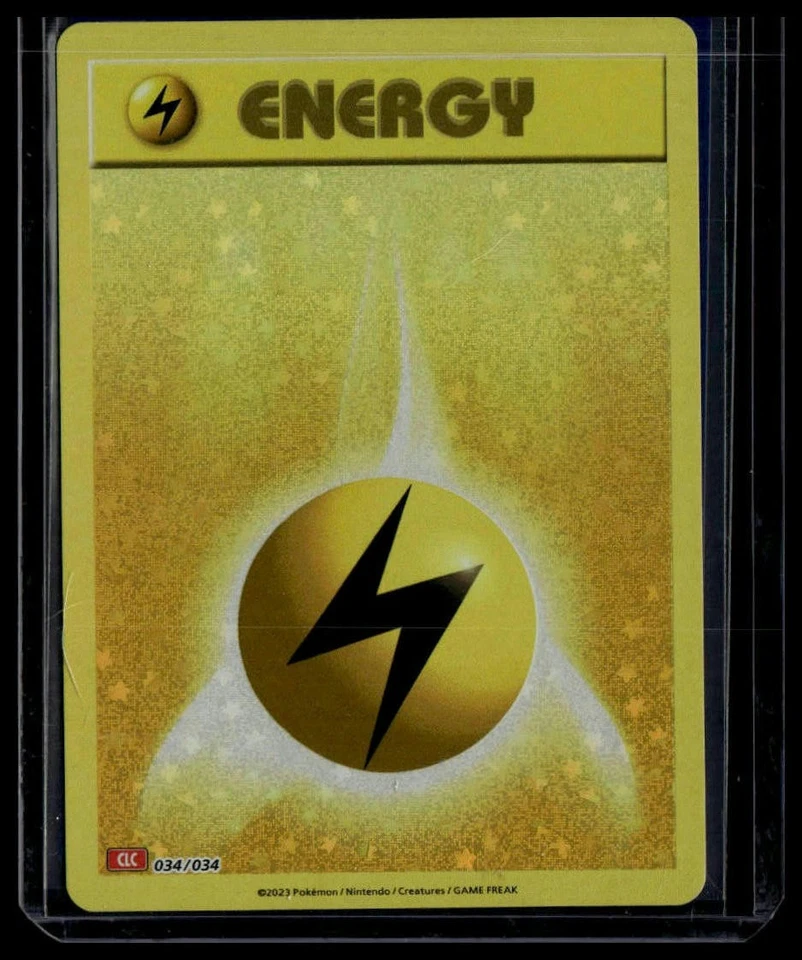Trading Card Game Classic #034/034 Basic Lightning Energy - Image 1 of 2