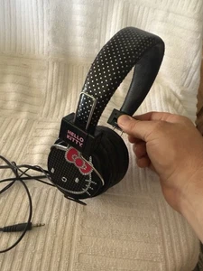 Auriculares Sakar Hello Kitty 2014 negros conexión por cable buen estado - Imagen 1 de 6