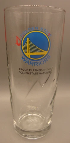 LARGE GOLDEN STATE WARRIORS COORS LIGHT 20 oz BEER DRINKING GLASS Cover