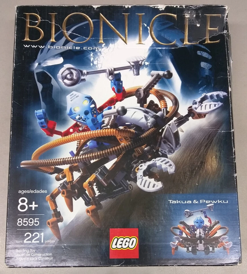 LEGO Bionicle 8595 Takua & Pewku NOVO! Máscara Matoran Crab Pakari - Imagem 1 de 4