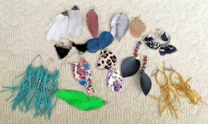 Lote de 14 Pendientes de Moda Surtidos Para Mujer Joyería de Cuero Diferentes Estilos - Imagen 1 de 13