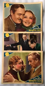 Poster vintage teatro Philo Vance giardino custodia omicidio Edmond Lowe Virginia Bruce - Foto 1 di 13