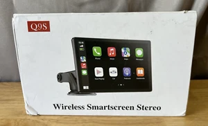 Wireless Apple Carplay Screen for Car 4K Dash Cam, 9" Portable Apple Carplay & A - Picture 1 of 2