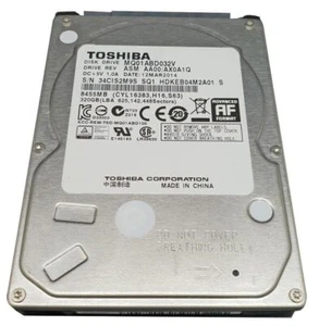 TOSHIBA - Recertified 2.5" Internal Hard Drive SATA, 320GB - Picture 1 of 1