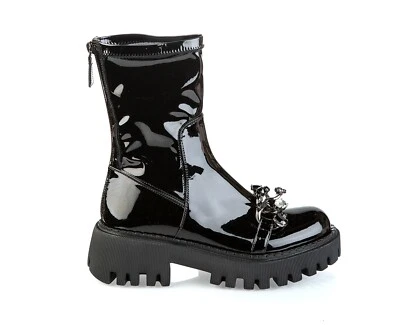 Auténtico botín de cuero Loriblu colección de diseñador italiano Foto 1 de 4