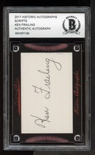 2017 Historic Autographs Scripts Auto Signed BAS Beckett (1) - Ken Frailing