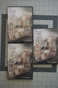 Annie's Crochet Afghan Stitch Sampler Afghan Blocks DVD Blocks 1-3, 10-12, 19-21 - Picture 1 of 5