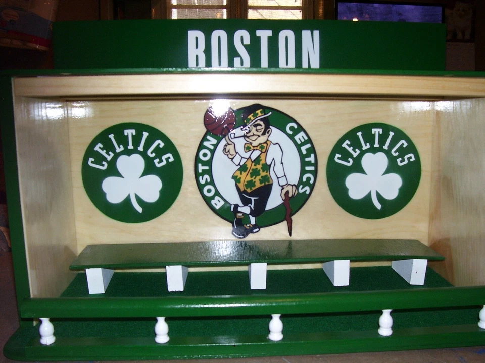 Larry Bird Boston Celtics cabeza bobble vitrina envío desmontado Foto 1 de 4