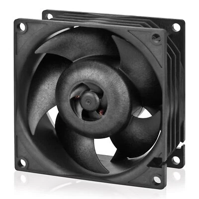 Arctic S8038-10K Server Fan 500–10000 RPM PWM Regulated (Black) ACFAN00279A - Image 1 of 4