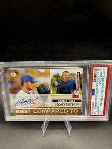 Gerrit Cole 2011 Donruss Elite Signatures #/25 PSA 8 RC Auto ROOKIE YANKEES SP - Picture 1 of 2