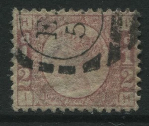 1870 1/2d Plate 10 lettered IH struck by a part London numeral at the top  (39) - Picture 1 of 1