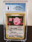 Cgc 9 - Chansey - Reverse Holo Pokemon Card - Ex Unseen Forces 20/115 - 2005