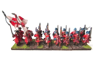 A2 MARLBURIAN /SEVERN YEARS WAR - ENGLISH REGIMENT 28MM WELL PAINTED METAL - Picture 1 of 7