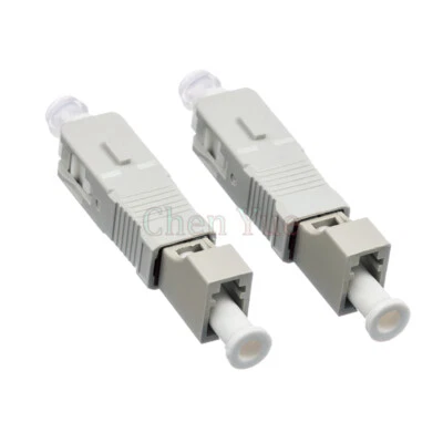 2pcs 2.5 To 1.25mm SC Male To LC Female Adapter MM 62.5 Fiber Optic Connector - Image 1 of 4