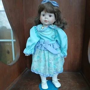 Limited Edition Marian Yu Porcelain Doll Displayed 16" - Picture 1 of 14