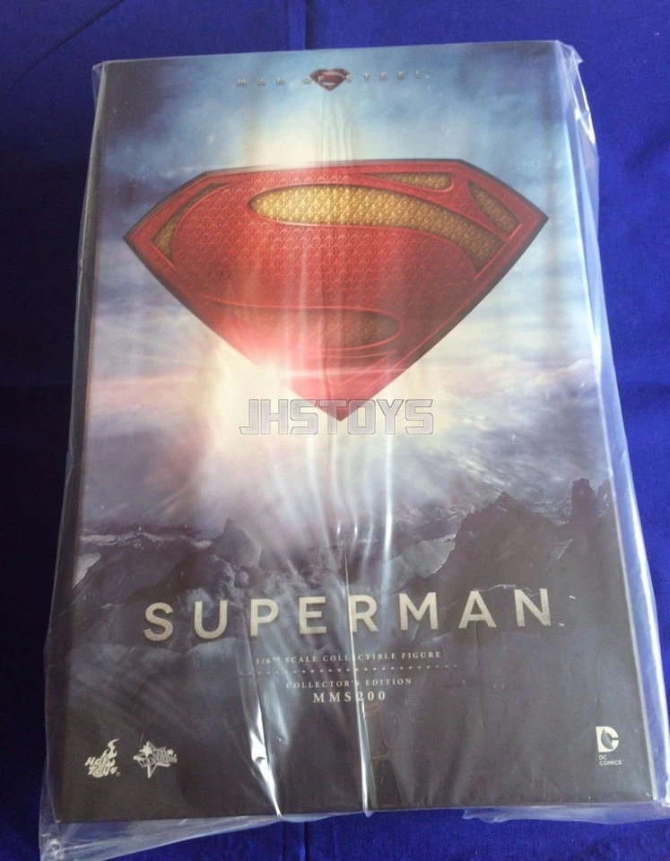1/6 Hot Toys Mms200 Man of Steel Superman Henry Cavill Action Figure 12 Inch