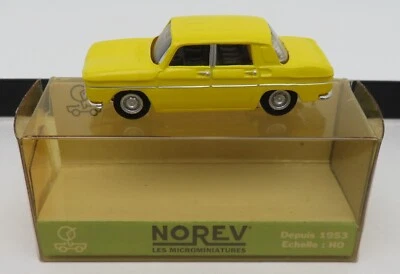 NOREV METAL HO 1/87 RENAULT 8 GIALLA 1962 IN SCATOLA - Immagine 1 di 4