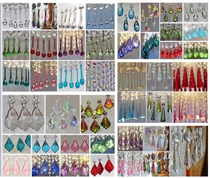 5 Crystals Sun Catchers Drops Glass Beads Chandelier Light Prisms Parts Vintage - Picture 1 of 306