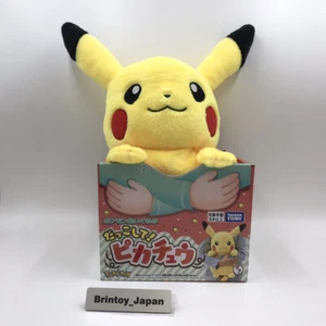 Takara Tomy Pokemon Plush Toy Doll Hug Me Pikachu 2023 Hold Me In Your Arms New - Picture 1 of 11