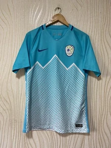 SLOVENIA 2016 2017 HOME FOOTBALL SHIRT SOCCER JERSEY NIKE 724636-401 sz M MEN - Picture 1 of 11