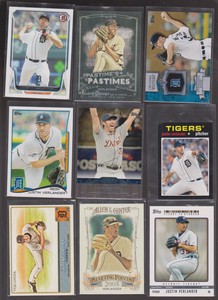 Verlander Votto Kendall Lee Lester Lincecum Liriano Lofton Cards-40% off on 4+!