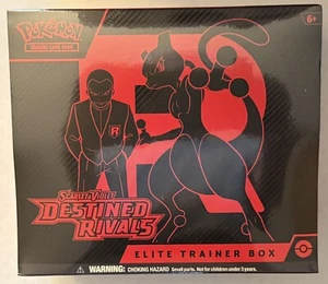 1 x CAJA ENTRENADOR ÉLITE RIVALES DESTINADOS POKEMON ETB NUEVO sellado de fábrica - Imagen 1 de 2