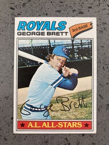1977 Topps George Brett #580 Kansas City Royals HOF - See Pictures (A)