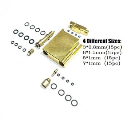 For Dupont L2 Lighters, 60pcs rubber rings Anti leak service kit sealing repairs - Immagine 1 di 4