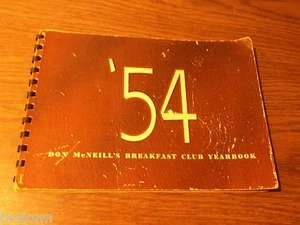 VINTAGE 1954 DON McNEILL'S BREAKFAST CLUB YEARBOOK RADIO SHOW STORIES - Imagen 1 de 5