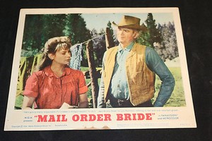 1964 Mail Order Bride Lobby Card #1 Buddy Esben Lois Nettleton 64/20 (C-5)
