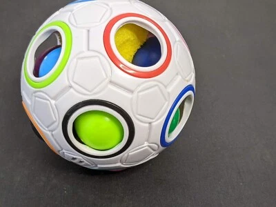 Bola de quebra-cabeça arco-íris mágica - Jogo de quebra-cabeça bola inquietação - Brinquedo quebra-cabeça - Imagem 1 de 4