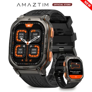 2024 HIDAMEL TANK M3 Ultra GPS Smart Watch Men 480mAh Waterproof for Android IOS - Picture 1 of 9
