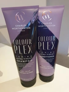 Charles Worthington Colourplex Ultra Violet Toning Shampoo & Conditioner 250ml. - Picture 1 of 1
