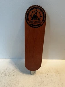 - sloop brewing company wooden beer tap handle - Picture 1 of 5