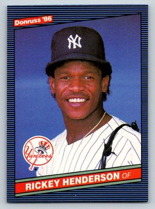 1986 Donruss #51 Rickey Henderson (ref Y01516)