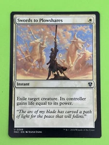 MTG Swords to Plowshares NM Murders at Karlov Manor commander uncommon - Picture 1 of 3