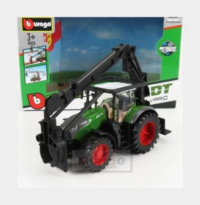 1:50 BURAGO Fendt Vario 1050 Tractor Loader 2016 Green Grey BU31670 - Immagine 1 di 2